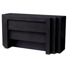 Modern Style Size S Charcoal Grey Oak Dresser