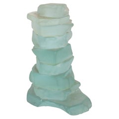 Polished Glass Sculpture By Marco de Gueltz, Signed, 20th Century.