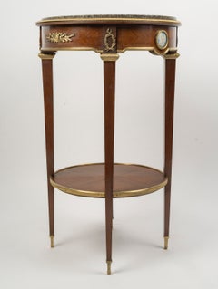 Louis XVI Style Pedestal Table, 19th Century, Napoleon III Period.