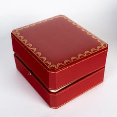 Watch Box From Cartier With Its Cardboard Packaging, 1990.