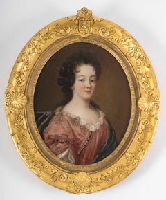 Tre ritratti delle principesse di Borbone, olio su tela, XVIII secolo.
