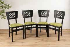 Set of 4 folding chairs, Stakmore, New York, circa 1930.