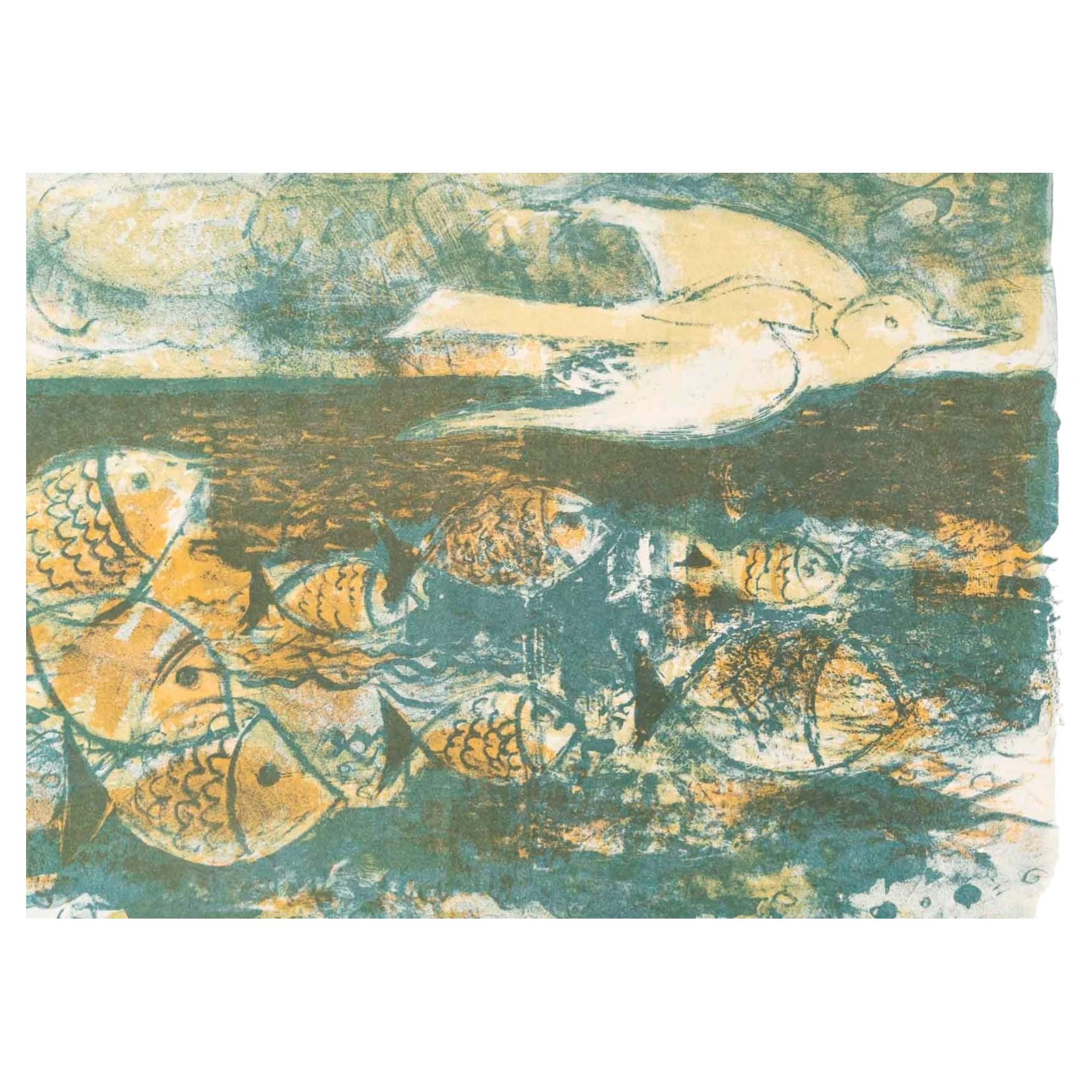 Lithograph, EA, Artist’s Proof, by Michel Modde, 20th Century. For Sale