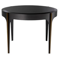 Bronze and Brass Glass Side Table