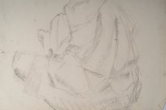 Drawing on Paper Depicting a Man, 20th Century.