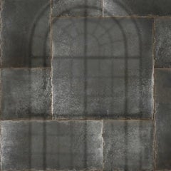 Mosaik aus oxidiertem Spiegelglas