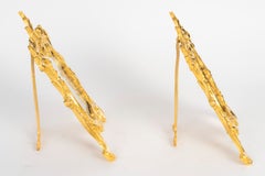 Pair of Gilded Bronze Frames, Napoleon III Style, Early 20th Century.