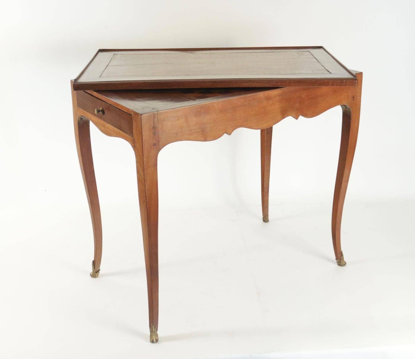 Louis XV Writing Desk and Games Table, 19th Century