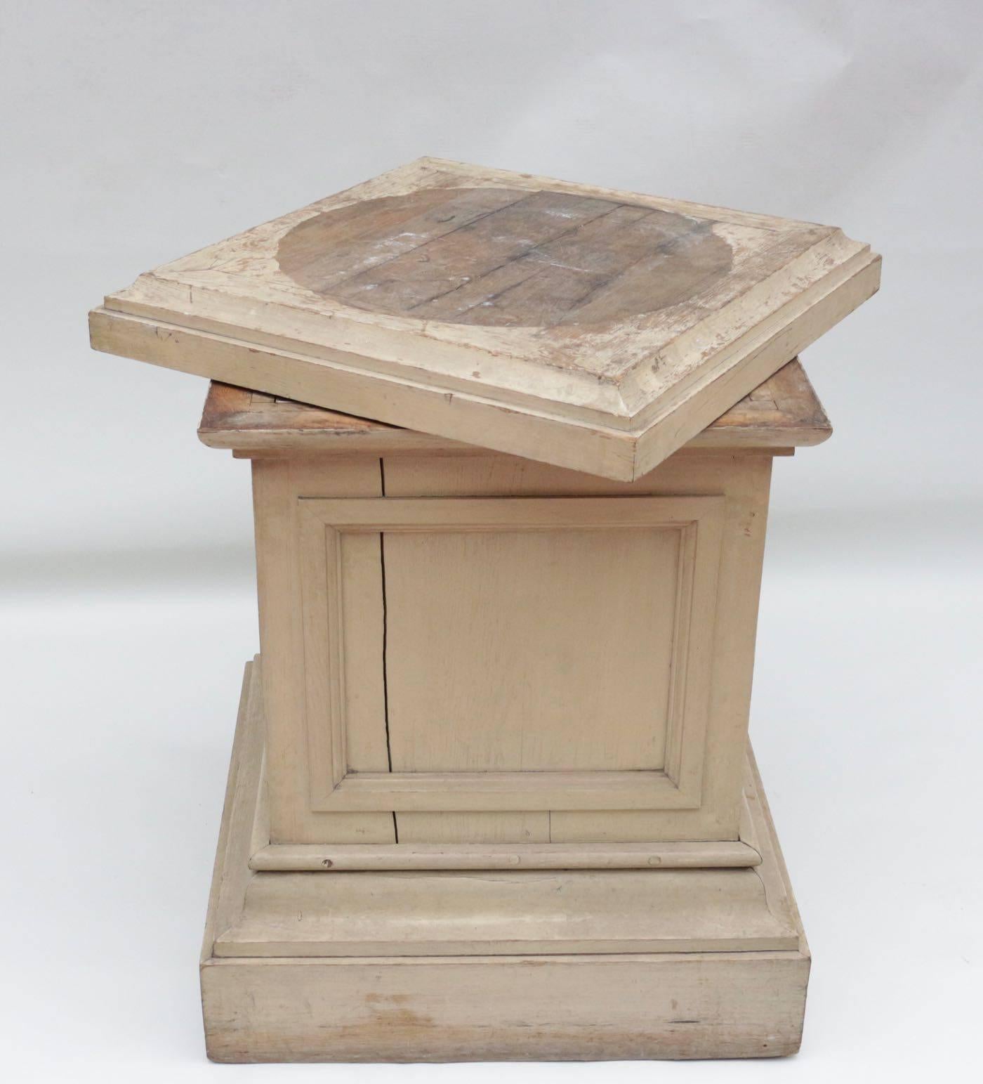 Late 19th Century Stand That Pivots to Display an Important Sculpture, 19th Century