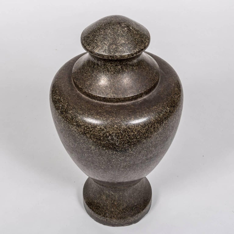 19th Century Granite Stone Grand Tour Style Decorative Vase For Sale at