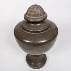 19th Century Solid Granite Stone Grand Tour Style Decorative Vase