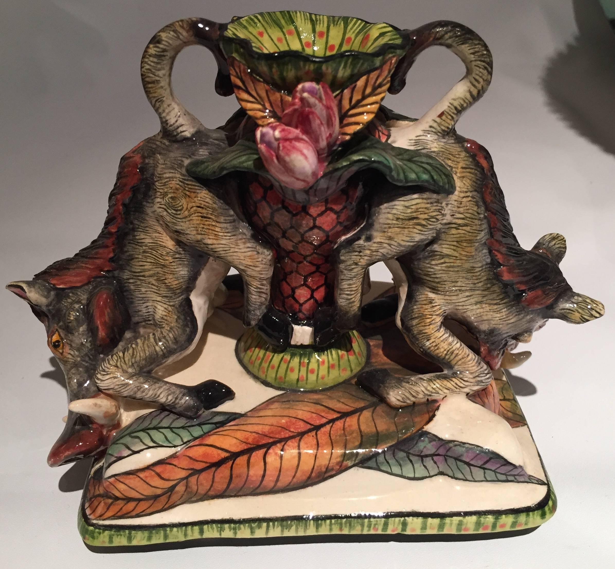 Warthog Tureen Centrepiece Ceramic Sculpture from Ardmore, South Africa 1
