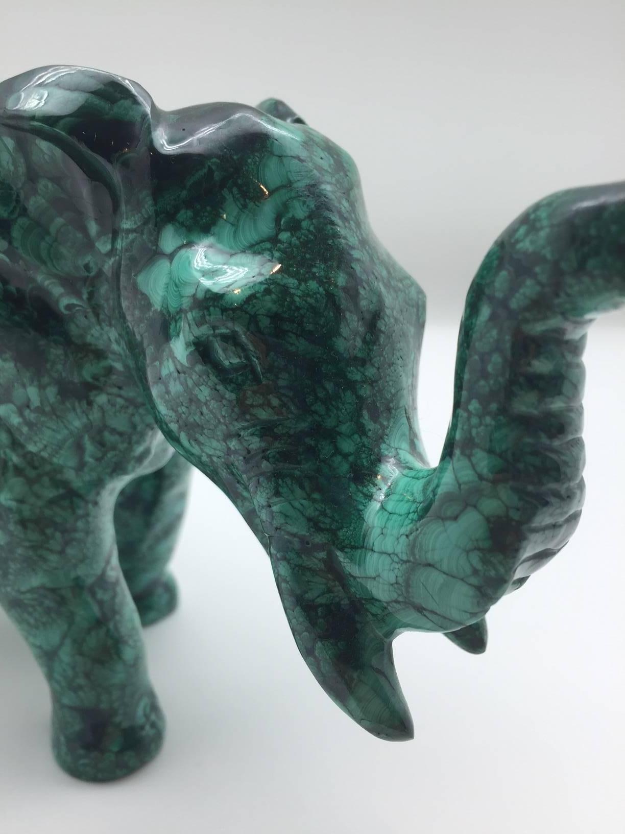 malachite and elephant
