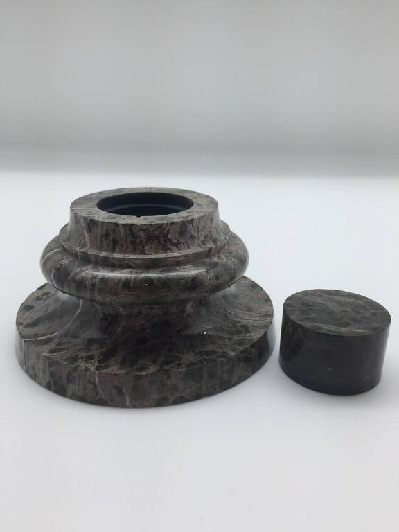English 19th Century Cornish Serpentine Stone Inkwell at 1stDibs ...