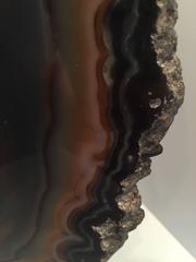 Intensely Colored Custom Mounted Agate Stone Mineral Geode Slice Specimen