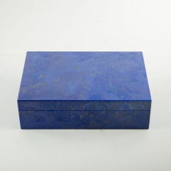 Boîte à charnières en lapis-lazuli, 6" (en anglais)