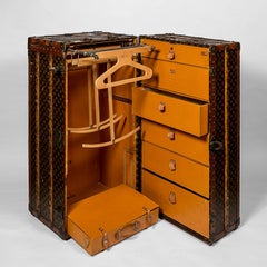 Early 20th Century Louis Vuitton Travel Wardrobe Trunk