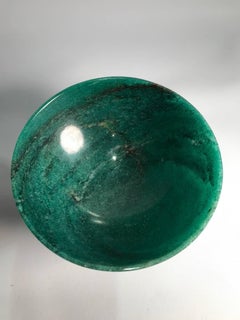 Semi Precious Aventurine Jade Bowl Hand-Carved in India
