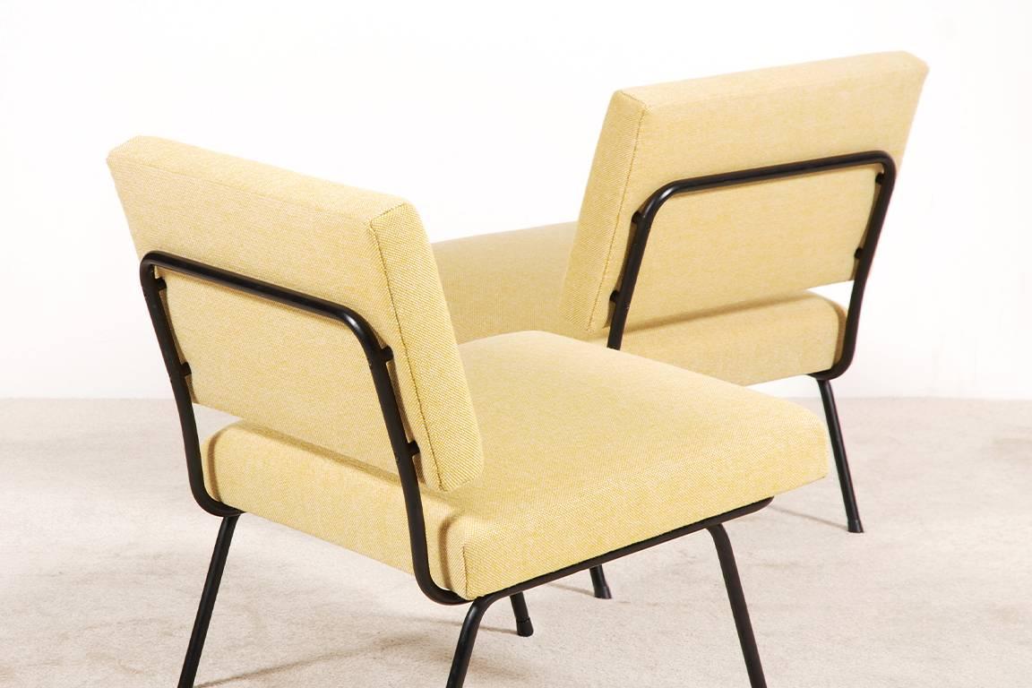 Pair of Florence Knoll Easy Chairs for Knoll International, 1955 In Excellent Condition In Paris, FR