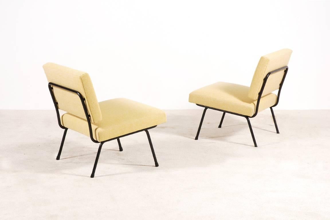 American Pair of Florence Knoll Easy Chairs for Knoll International, 1955