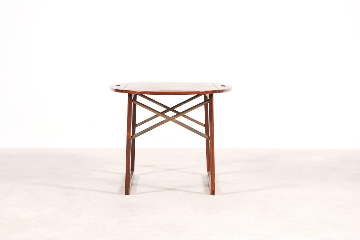 Scandinavian Modern Rosewood Side Table by Svend Langkilde for Illums Bolighus, circa 1960