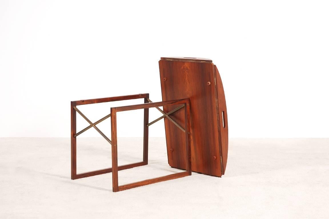 Rosewood Side Table by Svend Langkilde for Illums Bolighus, circa 1960 1