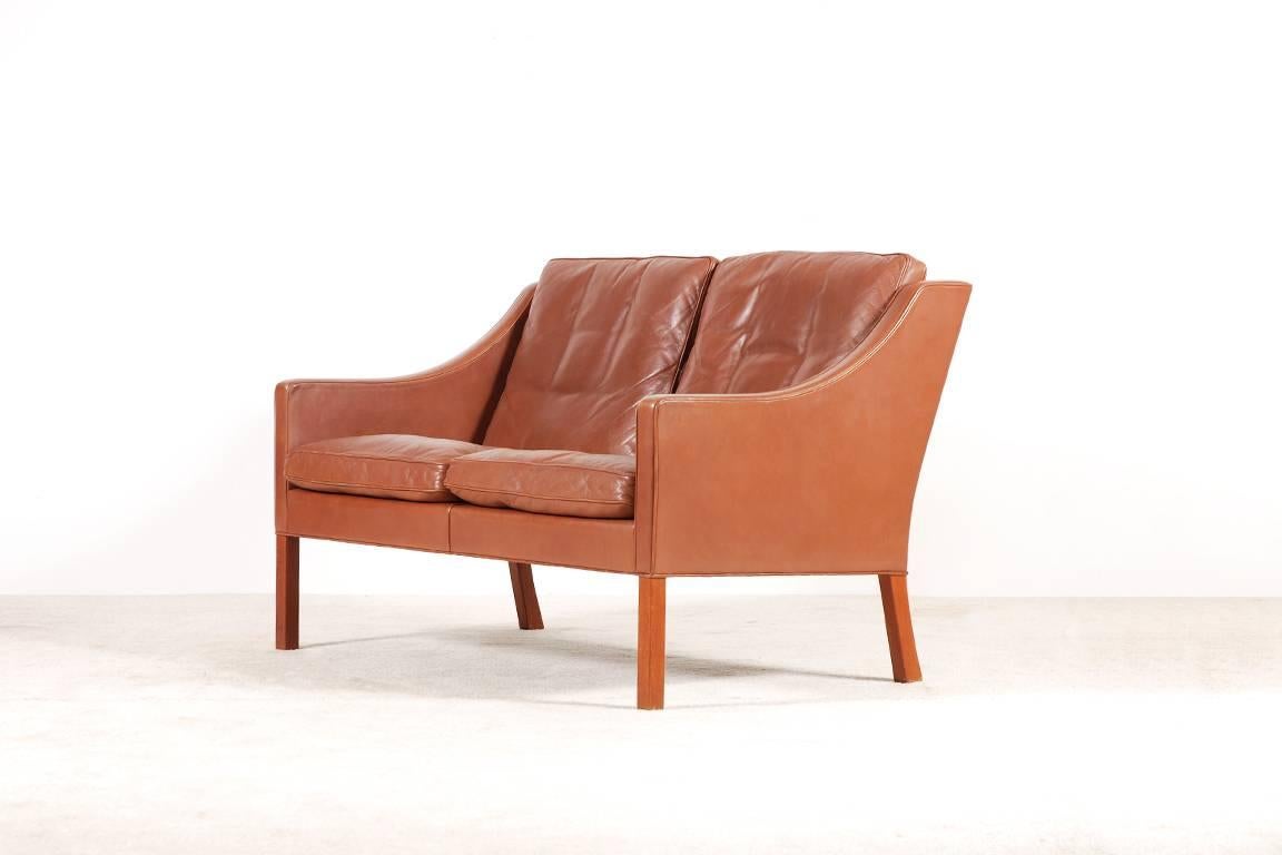 Scandinavian Modern Børge Mogensen, 2-Seat Sofa Model 2208, 1960s