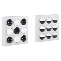 Rare paire de lampes murales "ON/OFF" Designées par Paul Talman, circa 1965