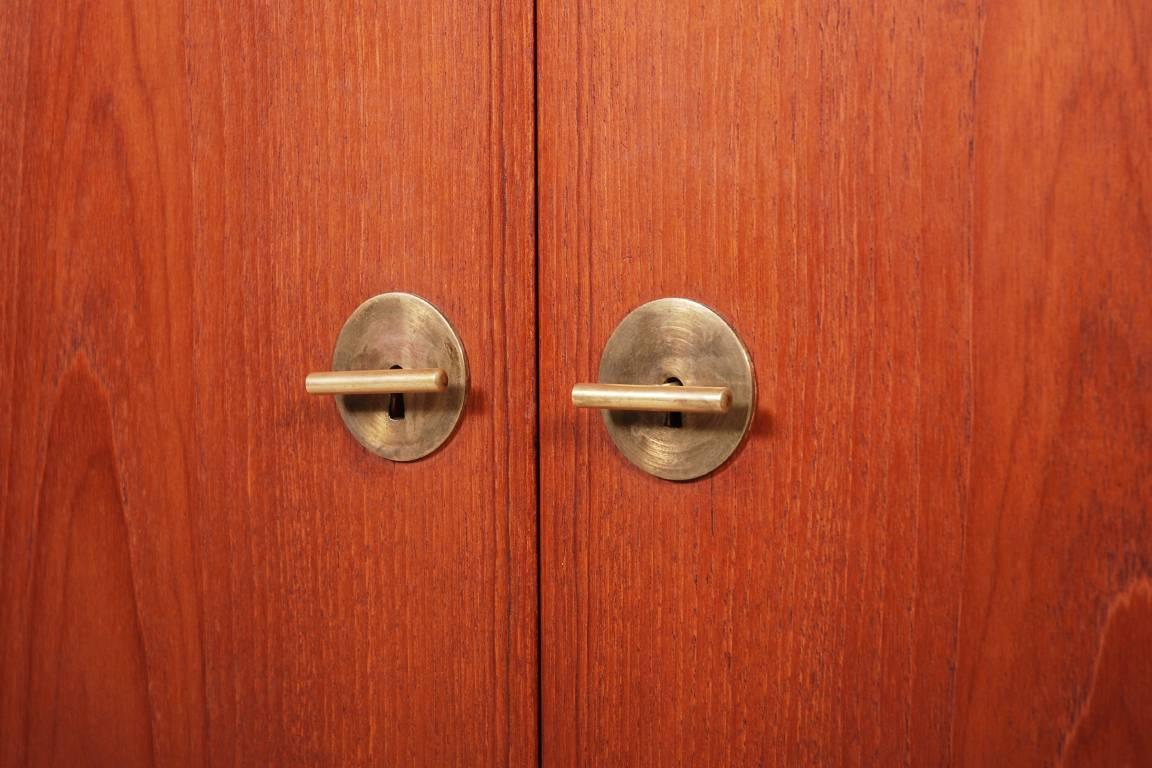 Børge Mogensen Pair of Teak Cabinets for FDB Møbler, 1960s In Excellent Condition In Paris, FR