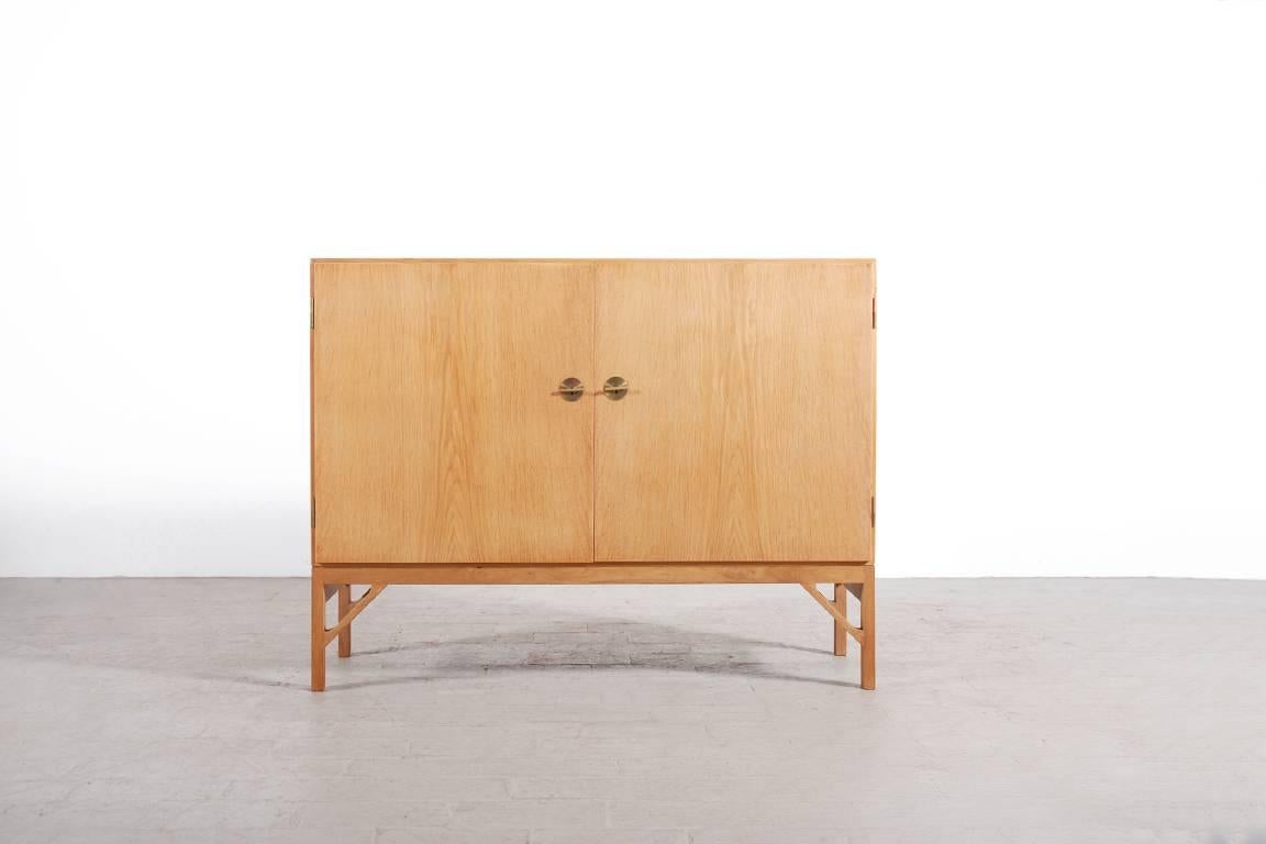 Scandinavian Modern Børge Mogensen Pair of Oak Cabinets for FDB Møbler, 1960s