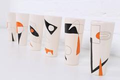 Set of Six Cups by Peter Orlando