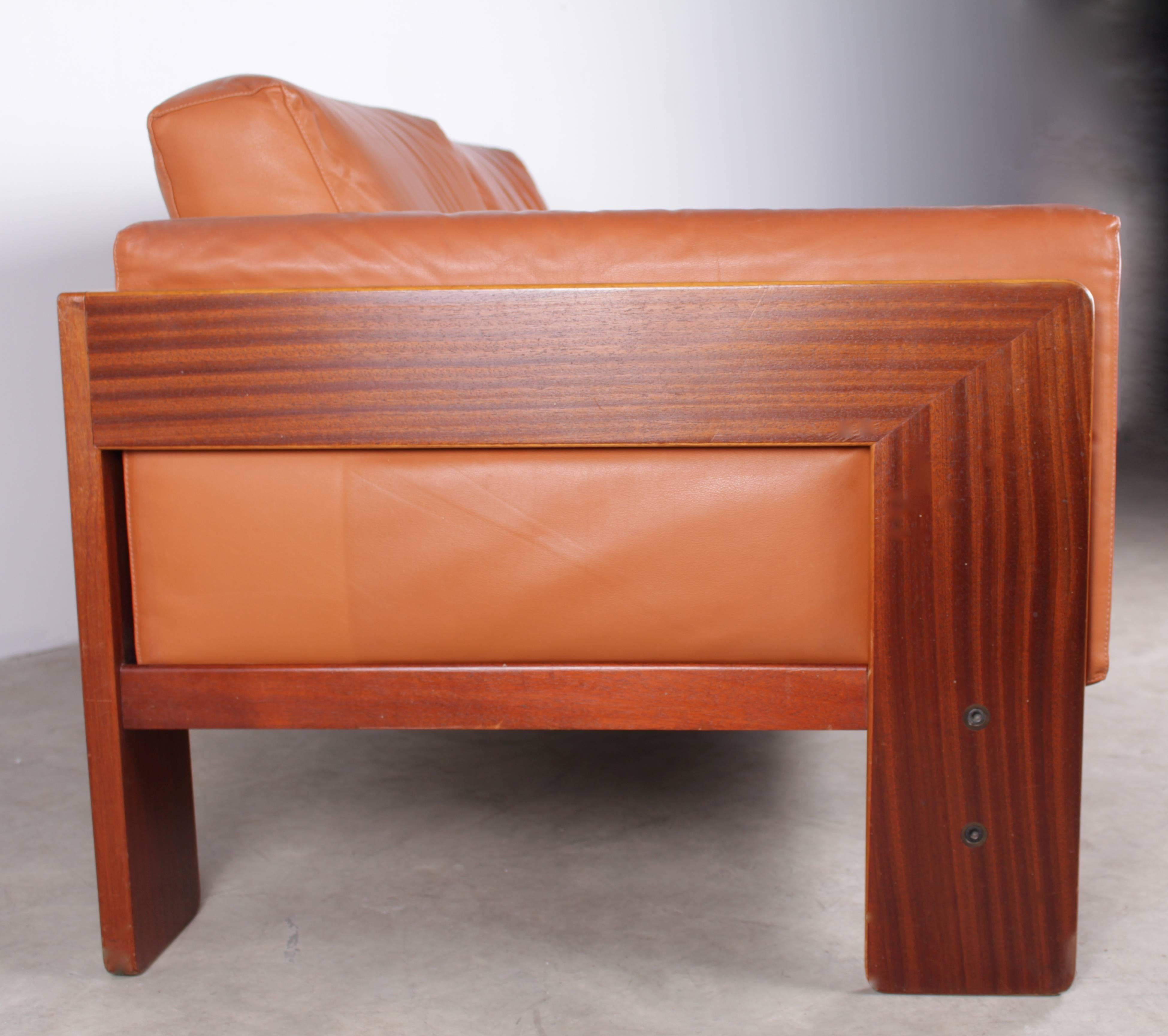 Modern Tobia Scarpa for Knoll Bastiano Leather Sofa