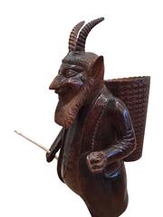 Late 19th Century Swiss Black Forest Carved Satyr