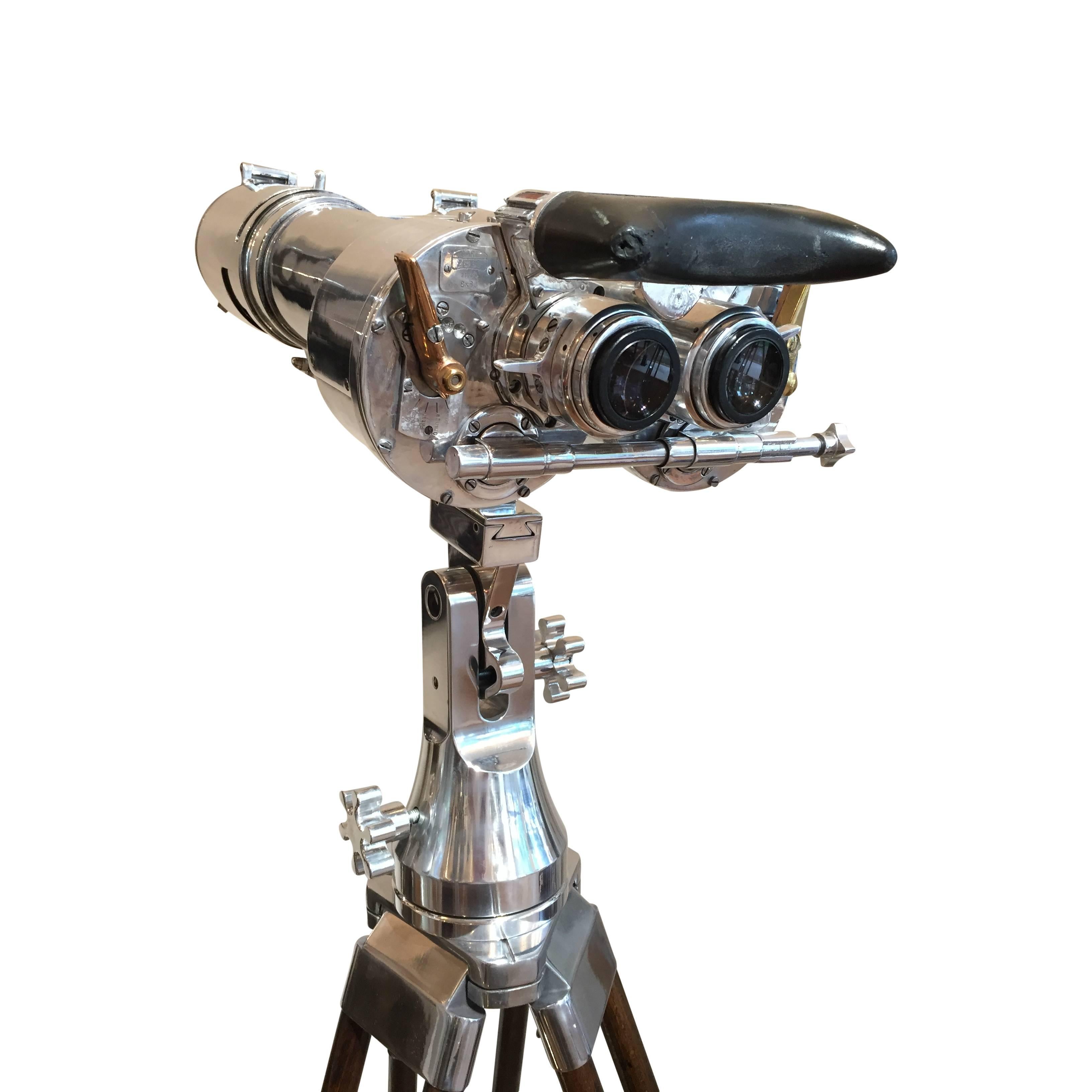 Mid-20th Century Carl Zeiss Naval 8 x 60 Binocular, circa 1950 For Sale