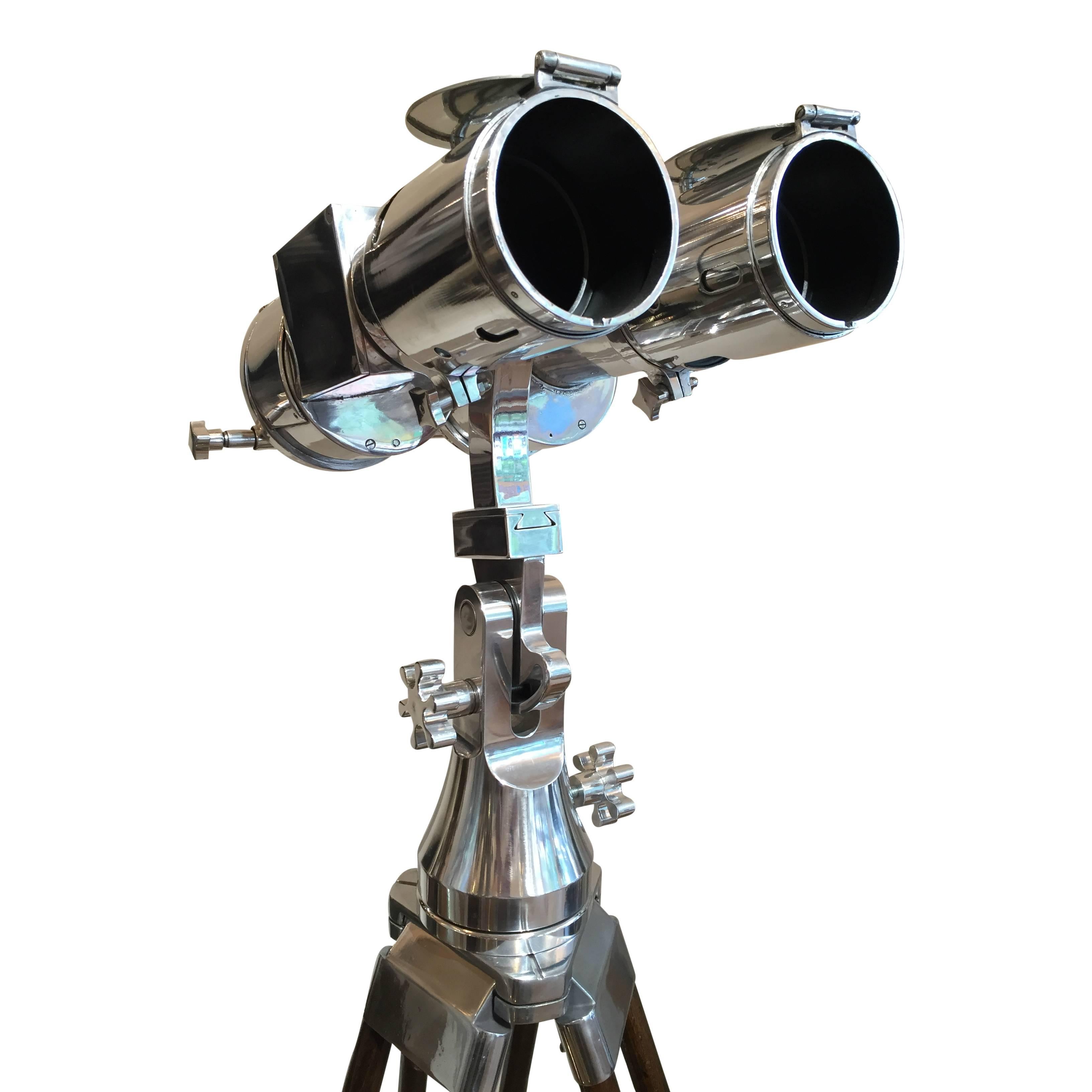 Carl Zeiss Naval 8 x 60 Binocular, circa 1950 In Good Condition For Sale In Aspen, CO