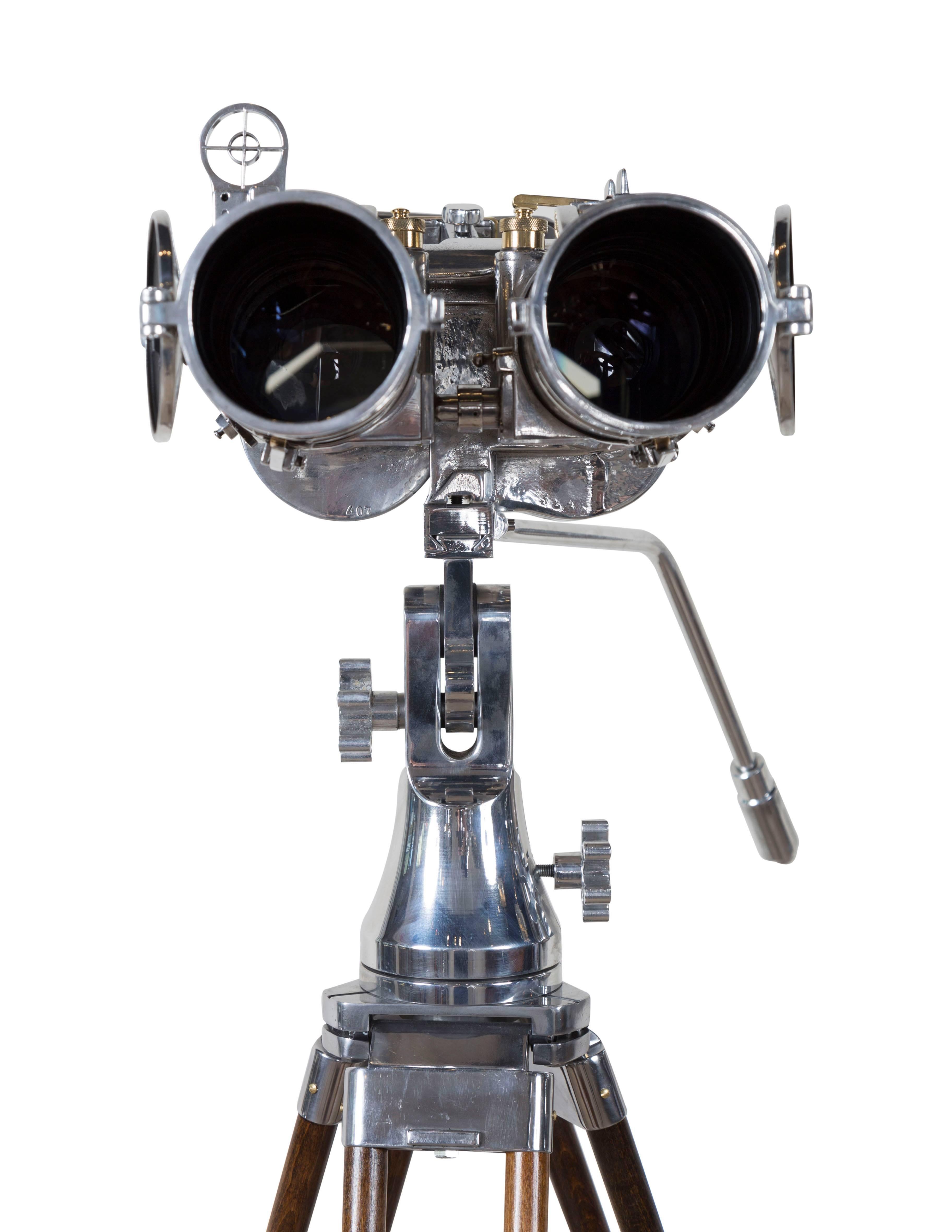 World War II Carl Zeiss Kriegsmarine Binocularsa In Excellent Condition In Aspen, CO