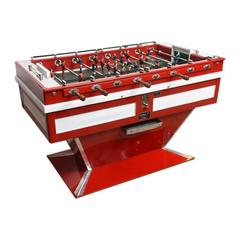 Midcentury French Coin-Operated Foosball Game Table