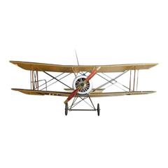 1950s Hand-Built WWI Sopwith Airplane Model