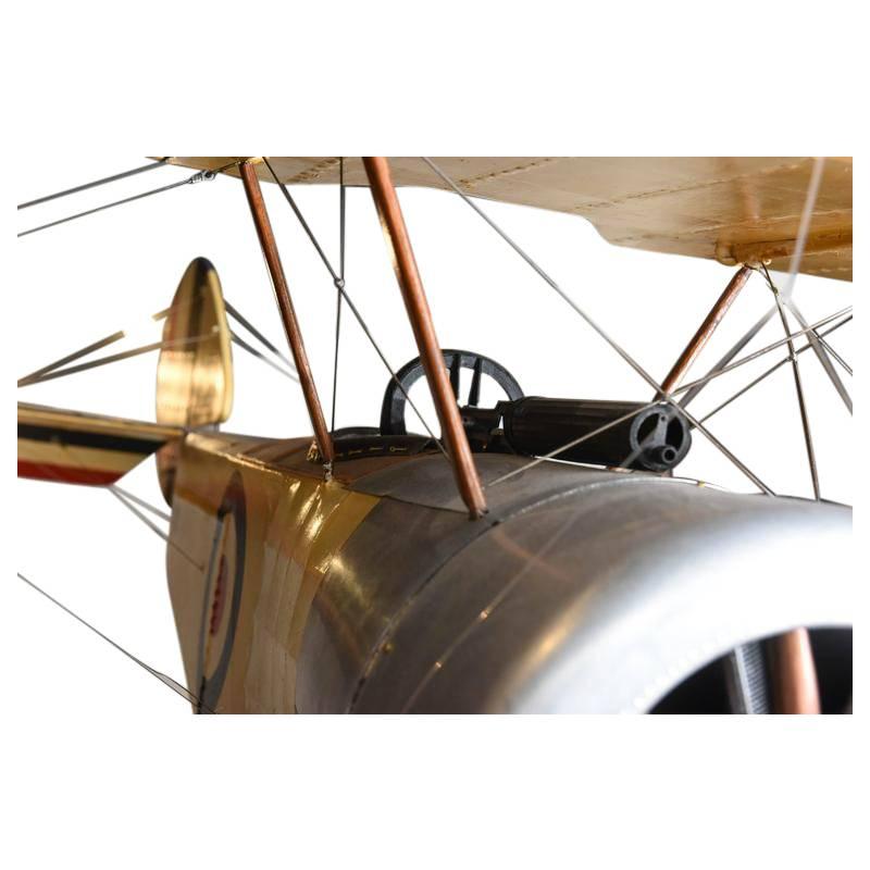 1950s Hand-Built WWI Sopwith Airplane Model In Good Condition For Sale In Aspen, CO
