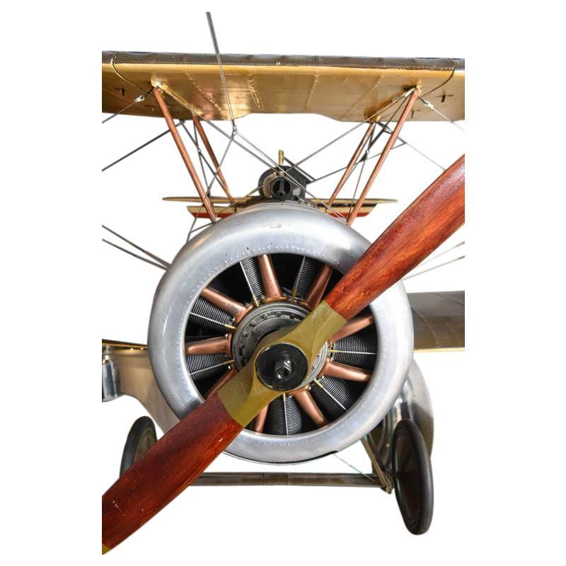 1950s Hand-Built WWI Sopwith Airplane Model For Sale 4