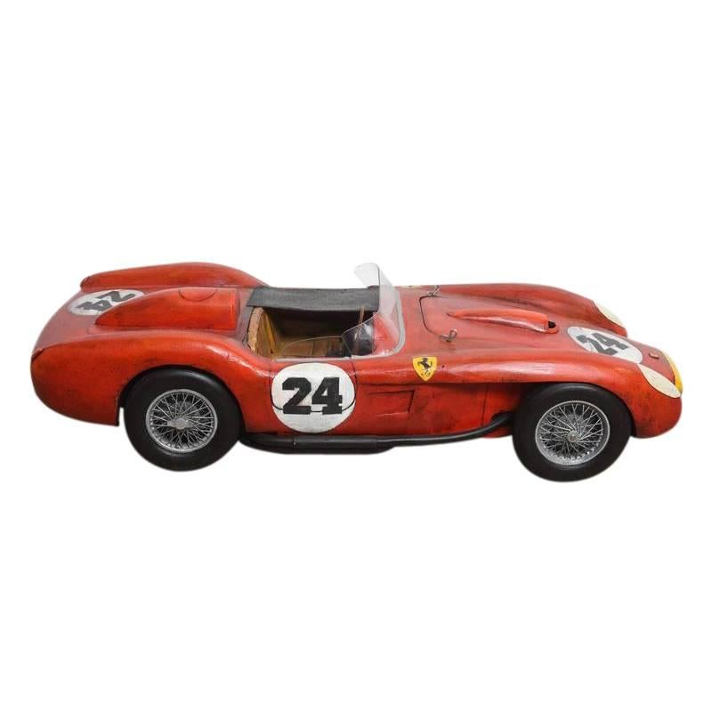 1957 Ferrari Testa Rossa Hand-Carved Model by Paul Jacobsen 4