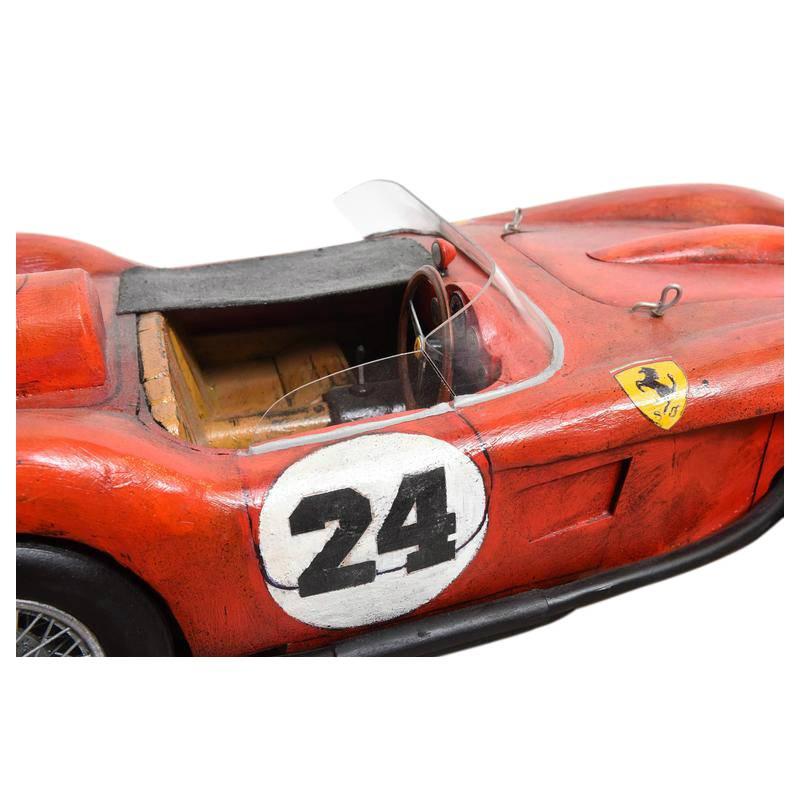 1957 Ferrari Testa Rossa Hand-Carved Model by Paul Jacobsen 3