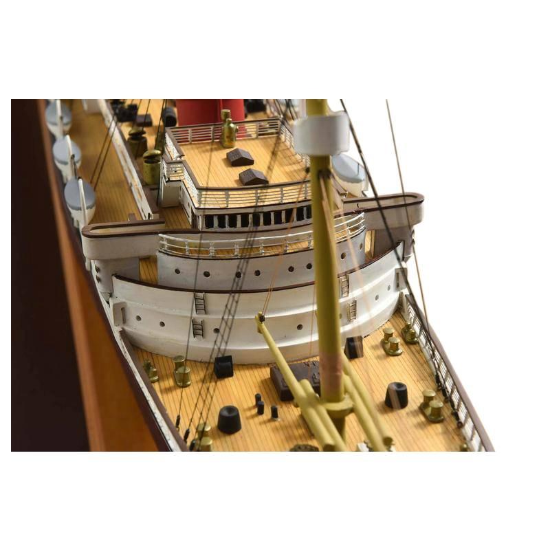 Large Hand Built Ship Model of the RMS Lusitania 3