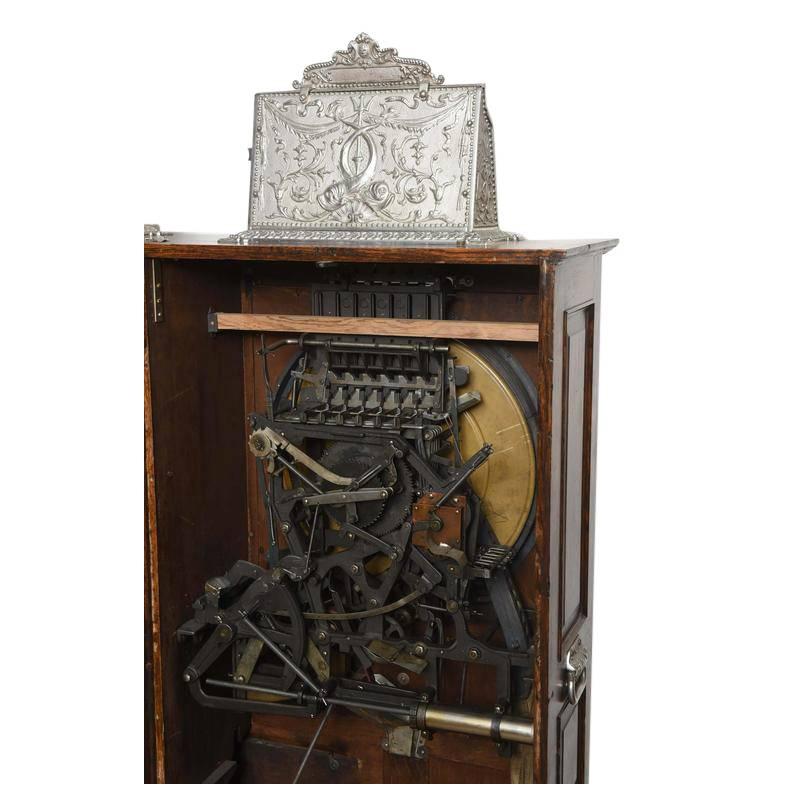1906 Mills Double Dewey Upright Slot Machine 3