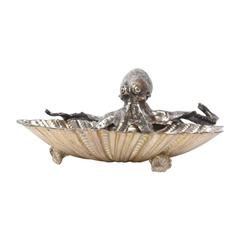 Buccellati Sterling Silver Octopus and Shell Dish