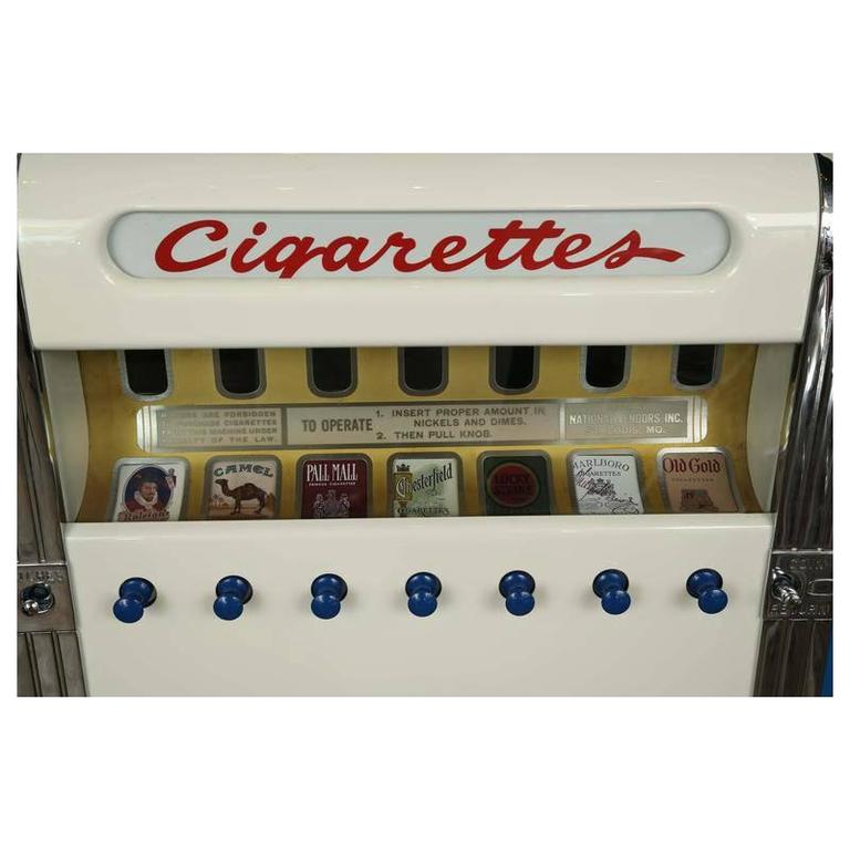 1940s National Cigarette Machine For Sale at 1stdibs