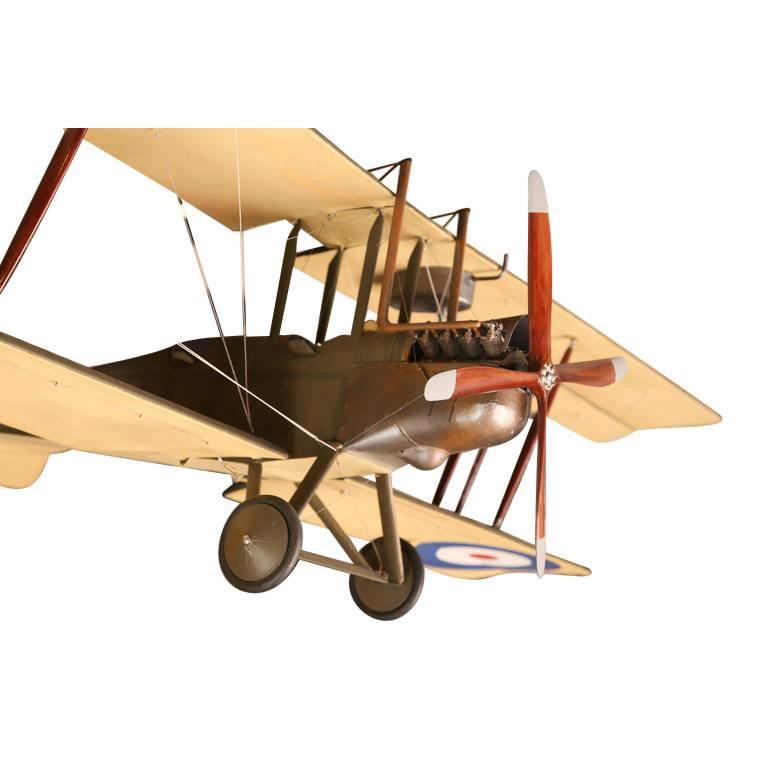 Large Hand-Built Royal Aircraft Factory BE2e Airplane Model 1