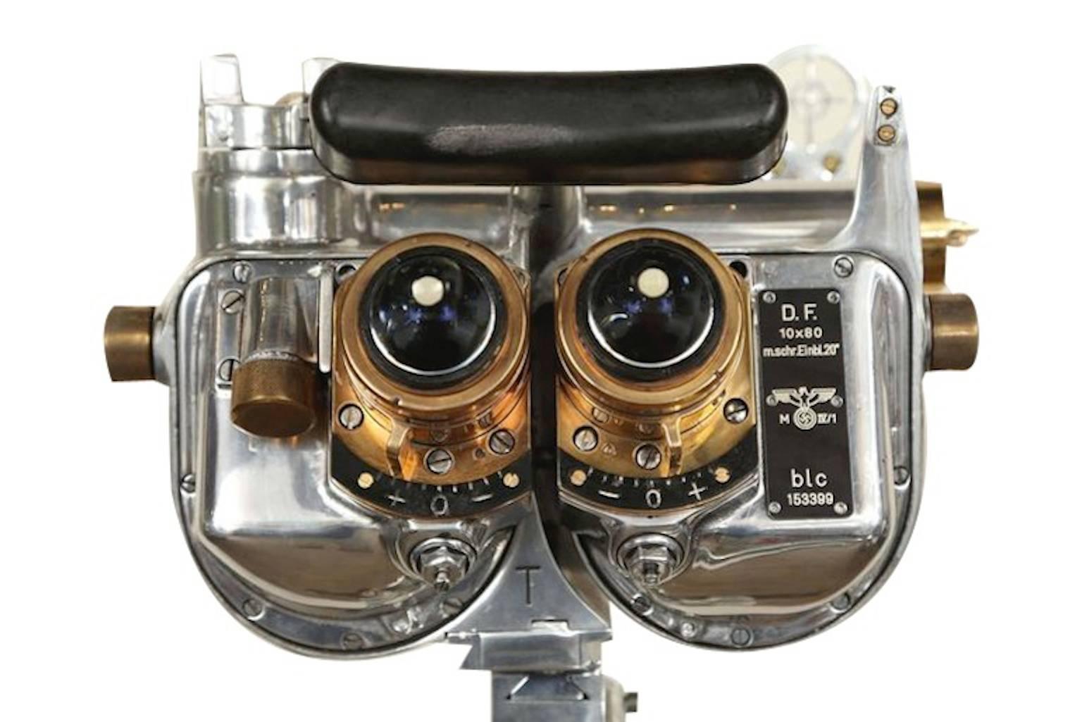 These binoculars are the creme de la creme of World War II optics. The dimensionality of the picture is unbeatable. This pair clearly demonstrates why Carl Zeiss is known as the preeminent lens-maker. These were used defensively by the German Navy