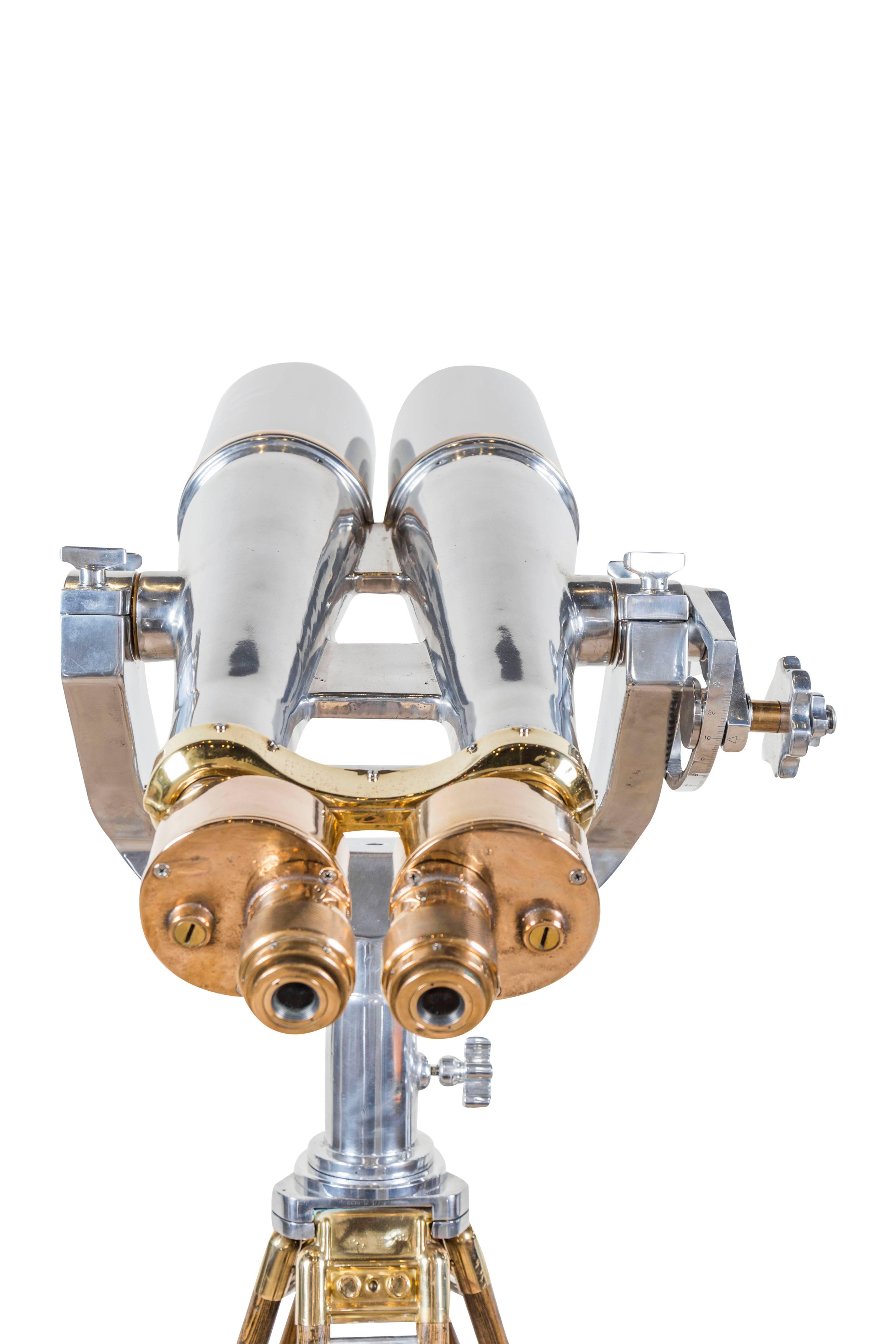 Industrial World War II Japanese Naval Binoculars