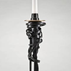 "Tall Candleholders" in forged and fabricated steel by Albert Paley
